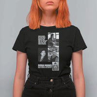 Rosa Parks T Shirt For Women Strong Black Woman Leader