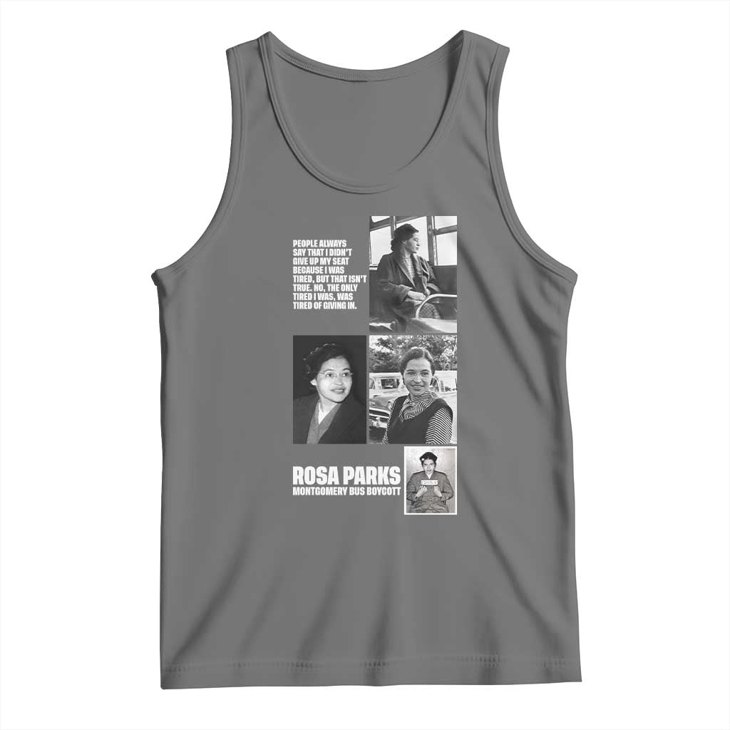 Rosa Parks Tank Top Strong Black Woman Leader