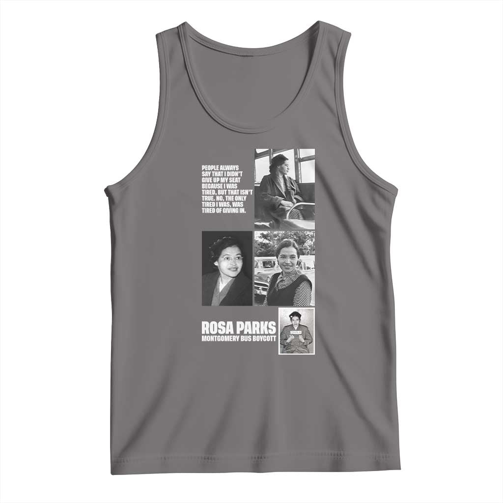 Rosa Parks Tank Top Strong Black Woman Leader