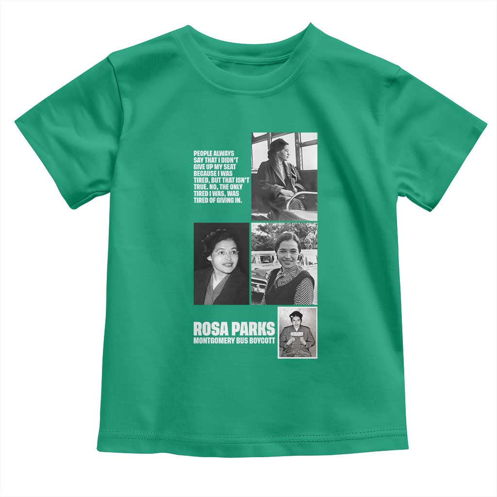 Rosa Parks Toddler T Shirt Strong Black Woman Leader