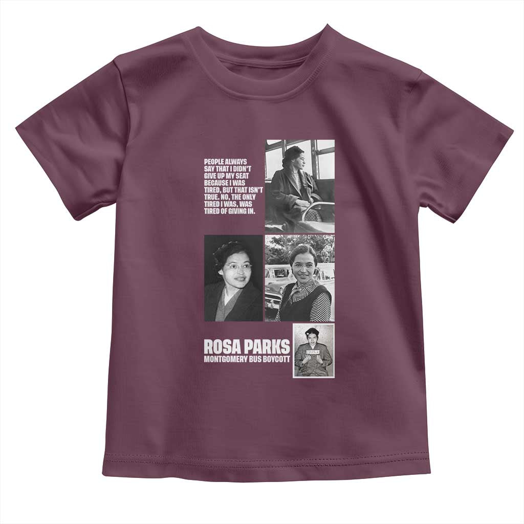 Rosa Parks Toddler T Shirt Strong Black Woman Leader