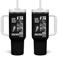 Rosa Parks Tumbler With Handle Strong Black Woman Leader
