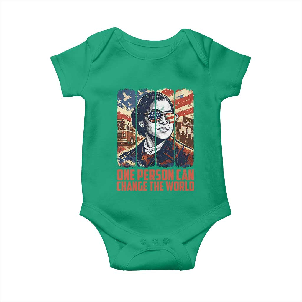 Rosa Parks Civil Rights Legacy Baby Onesie One Person Can Change The World