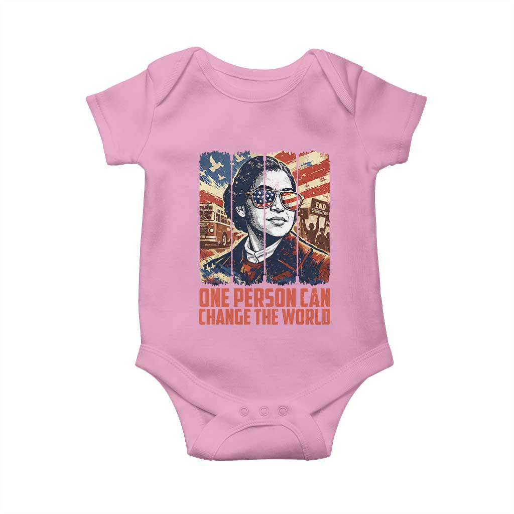 Rosa Parks Civil Rights Legacy Baby Onesie One Person Can Change The World