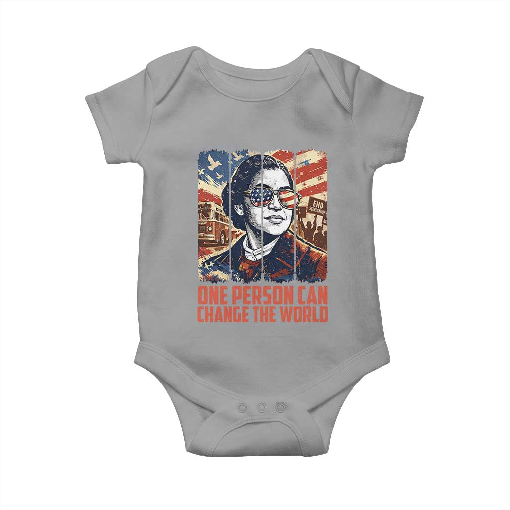Rosa Parks Civil Rights Legacy Baby Onesie One Person Can Change The World