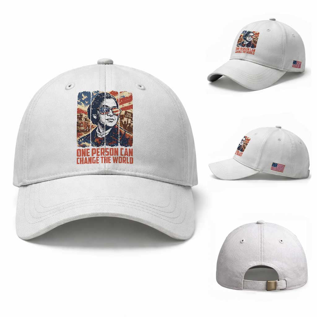 Rosa Parks Civil Rights Legacy Baseball Cap One Person Can Change The World