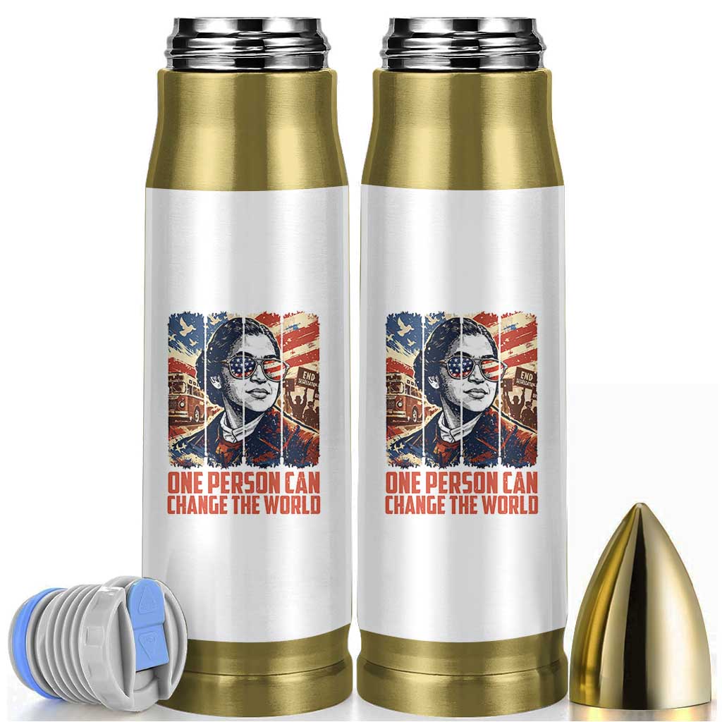 Rosa Parks Civil Rights Legacy Bullet Tumbler One Person Can Change The World