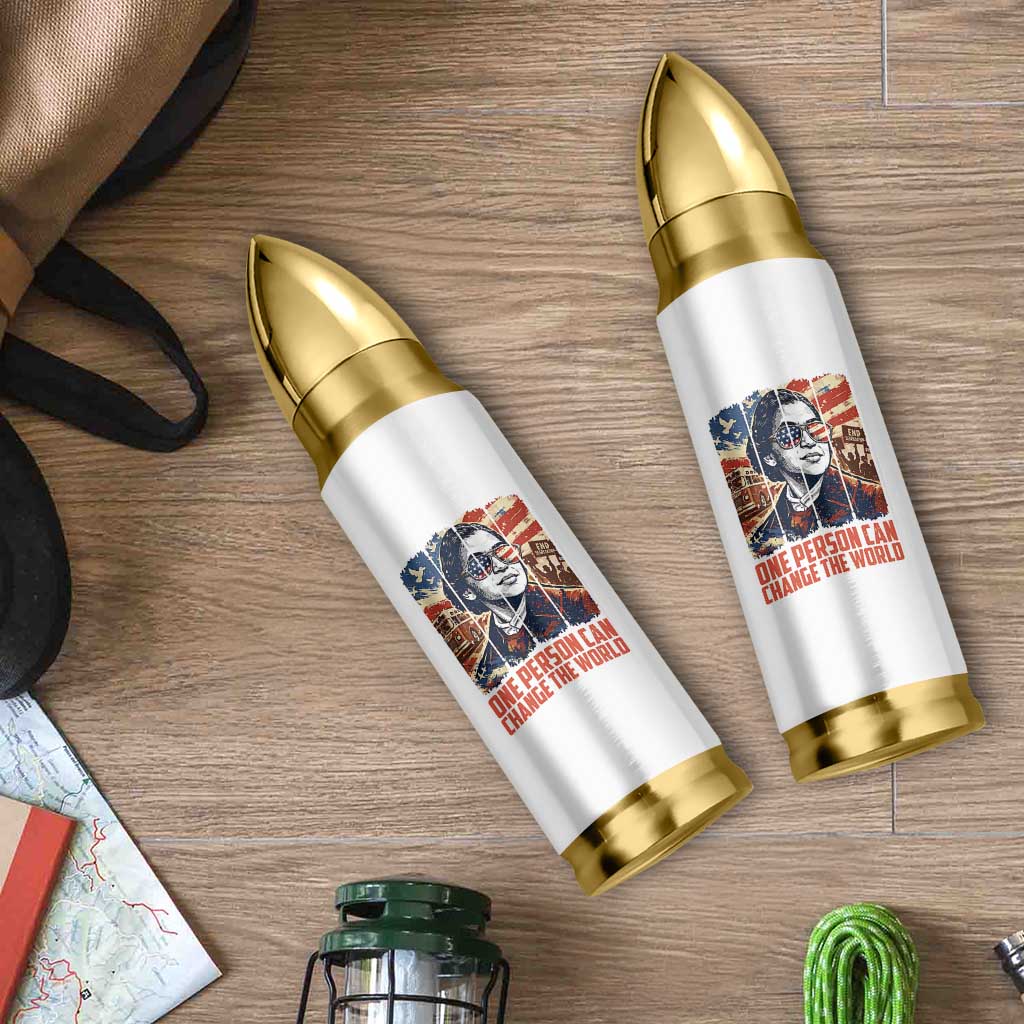 Rosa Parks Civil Rights Legacy Bullet Tumbler One Person Can Change The World