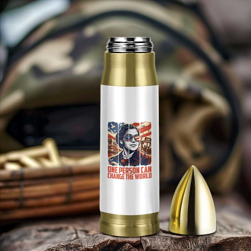 Rosa Parks Civil Rights Legacy Bullet Tumbler One Person Can Change The World