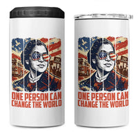 Rosa Parks Civil Rights Legacy 4 in 1 Can Cooler Tumbler One Person Can Change The World