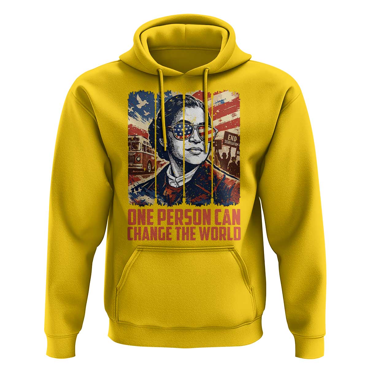 Rosa Parks Civil Rights Legacy Hoodie One Person Can Change The World