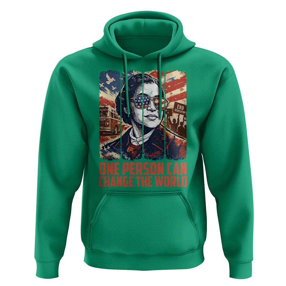 Rosa Parks Civil Rights Legacy Hoodie One Person Can Change The World