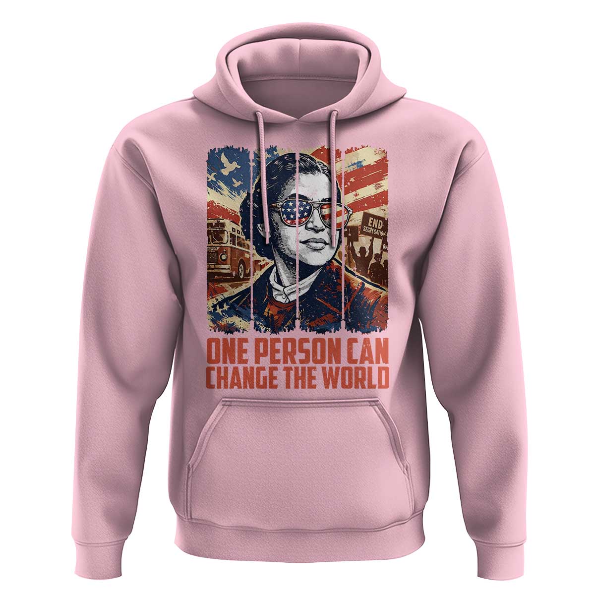 Rosa Parks Civil Rights Legacy Hoodie One Person Can Change The World
