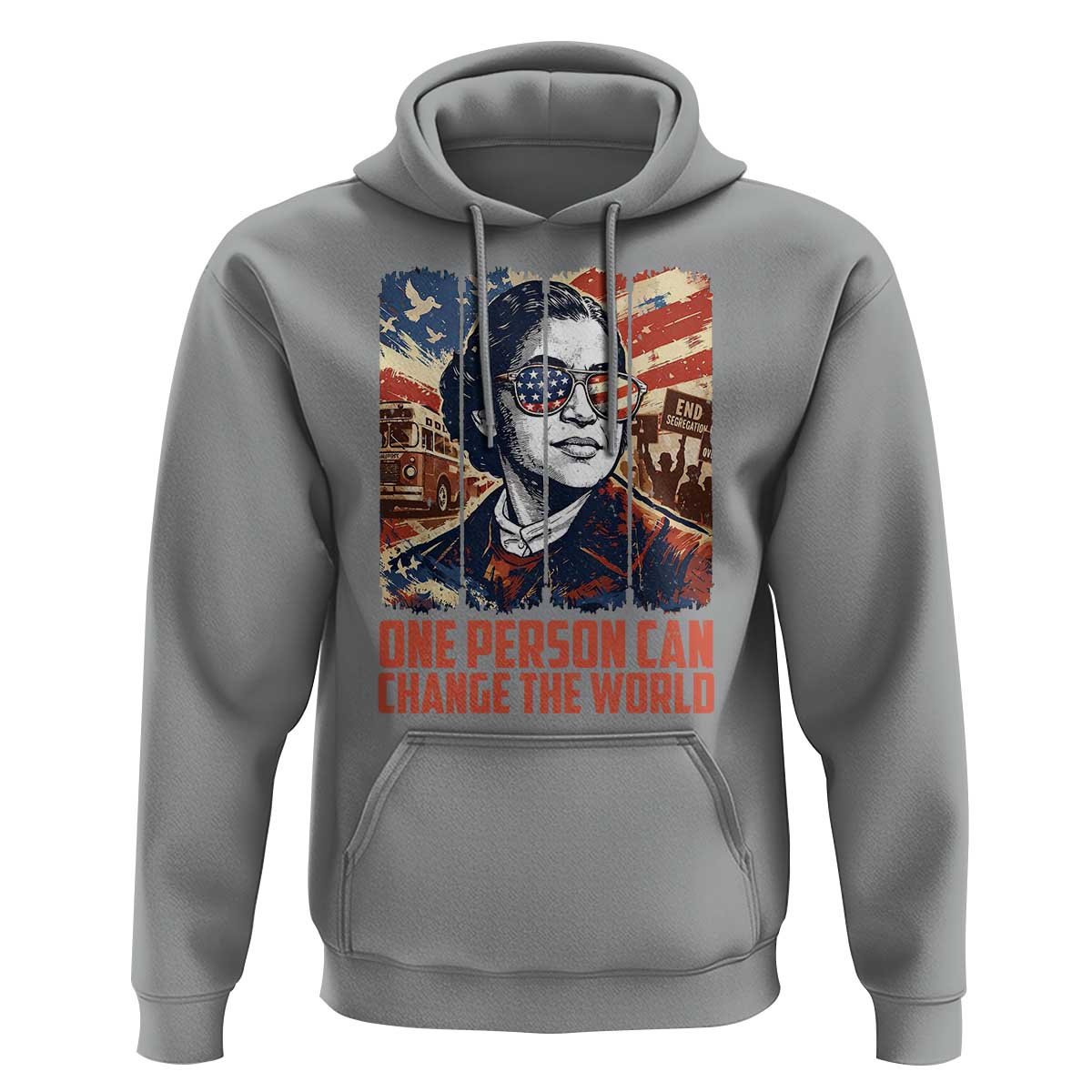 Rosa Parks Civil Rights Legacy Hoodie One Person Can Change The World