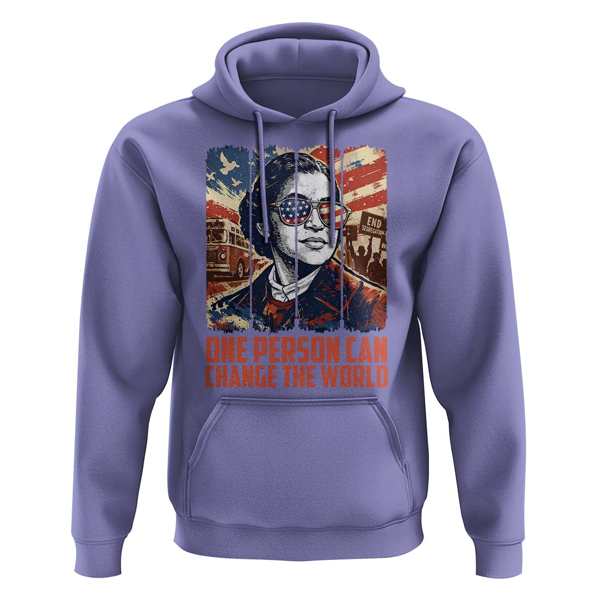 Rosa Parks Civil Rights Legacy Hoodie One Person Can Change The World