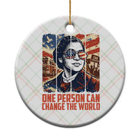 Rosa Parks Civil Rights Legacy Ceramic Ornament One Person Can Change The World