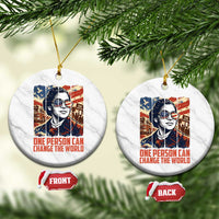 Rosa Parks Civil Rights Legacy Ceramic Ornament One Person Can Change The World
