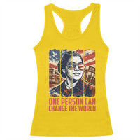 Rosa Parks Civil Rights Legacy Racerback Tank Top One Person Can Change The World