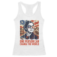 Rosa Parks Civil Rights Legacy Racerback Tank Top One Person Can Change The World