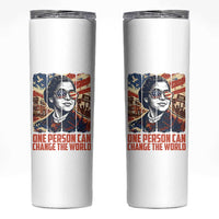 Rosa Parks Civil Rights Legacy Skinny Tumbler One Person Can Change The World