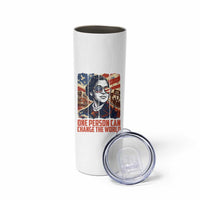 Rosa Parks Civil Rights Legacy Skinny Tumbler One Person Can Change The World