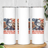 Rosa Parks Civil Rights Legacy Skinny Tumbler One Person Can Change The World