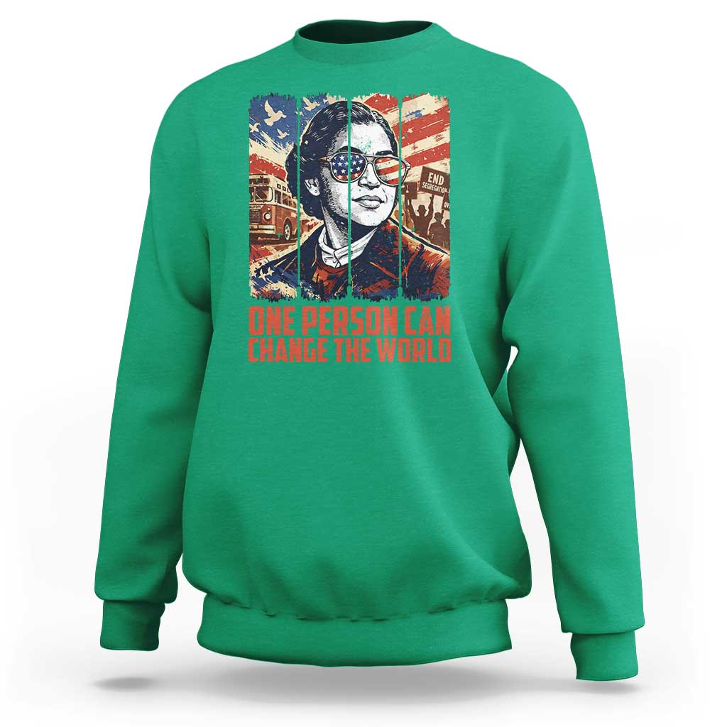 Rosa Parks Civil Rights Legacy Sweatshirt One Person Can Change The World