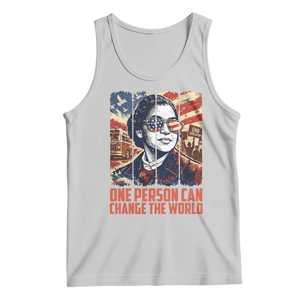 Rosa Parks Civil Rights Legacy Tank Top One Person Can Change The World