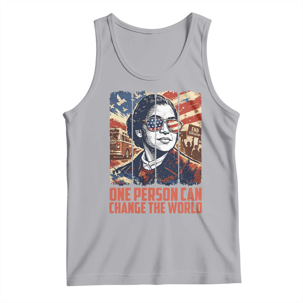 Rosa Parks Civil Rights Legacy Tank Top One Person Can Change The World