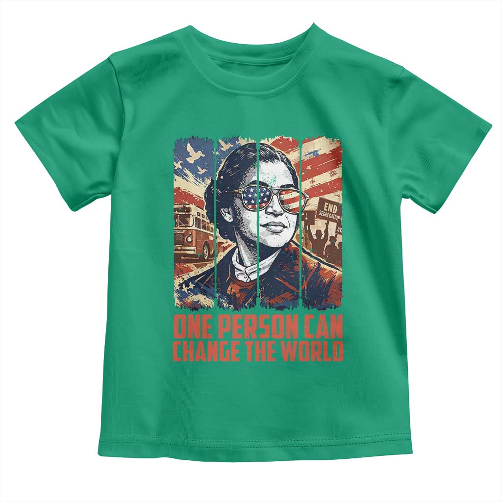 Rosa Parks Civil Rights Legacy Toddler T Shirt One Person Can Change The World