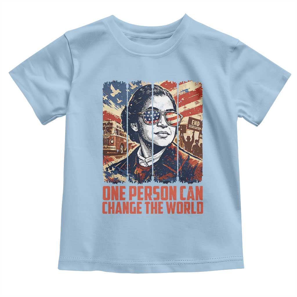 Rosa Parks Civil Rights Legacy Toddler T Shirt One Person Can Change The World