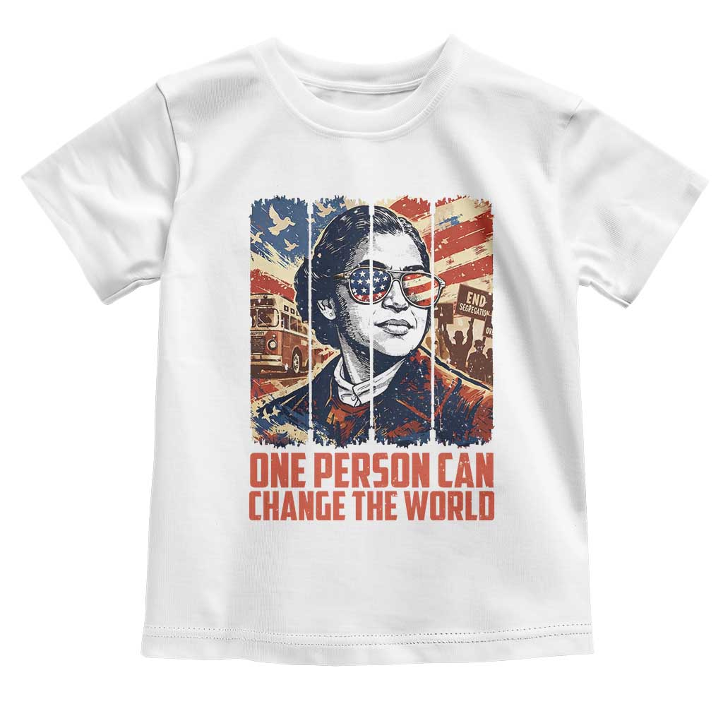 Rosa Parks Civil Rights Legacy Toddler T Shirt One Person Can Change The World