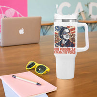 Rosa Parks Civil Rights Legacy Tumbler With Handle One Person Can Change The World