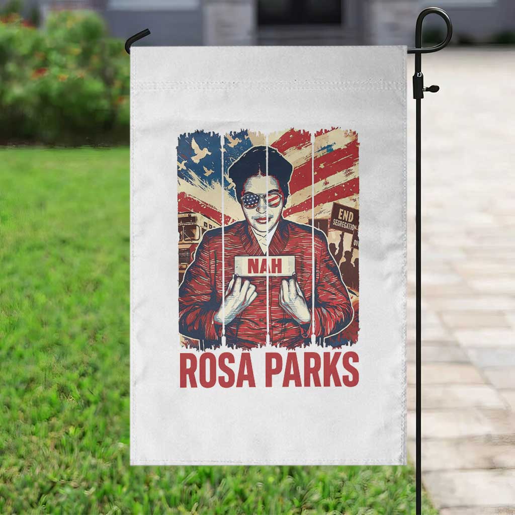 Nah Rosa Parks Garden Flag Black History Month Gift