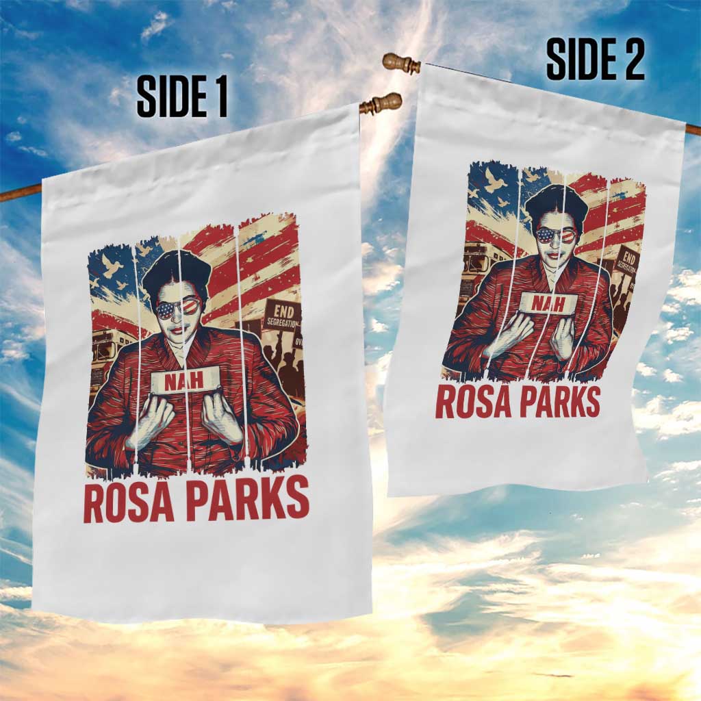 Nah Rosa Parks Garden Flag Black History Month Gift