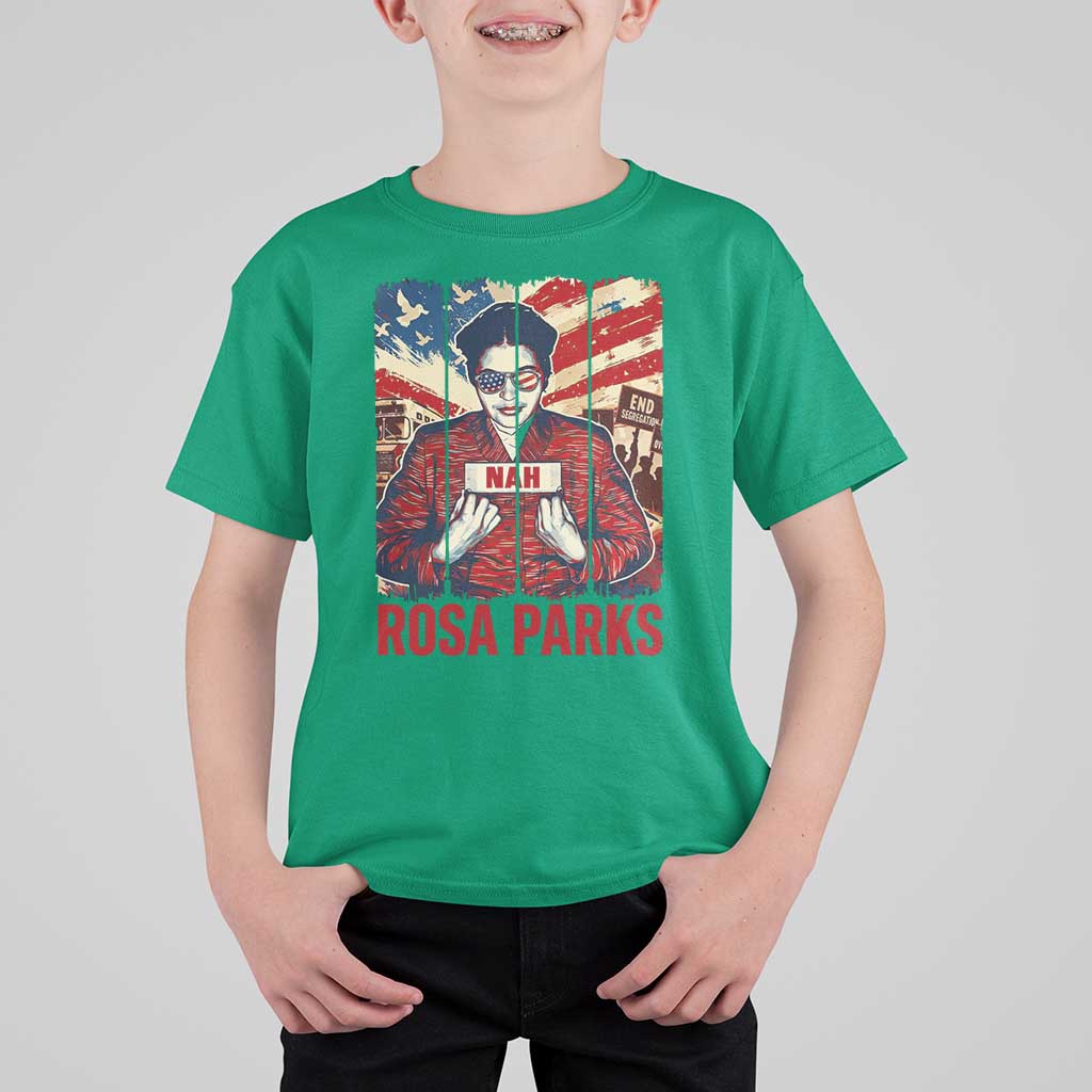 Nah Rosa Parks T Shirt For Kid Black History Month Gift