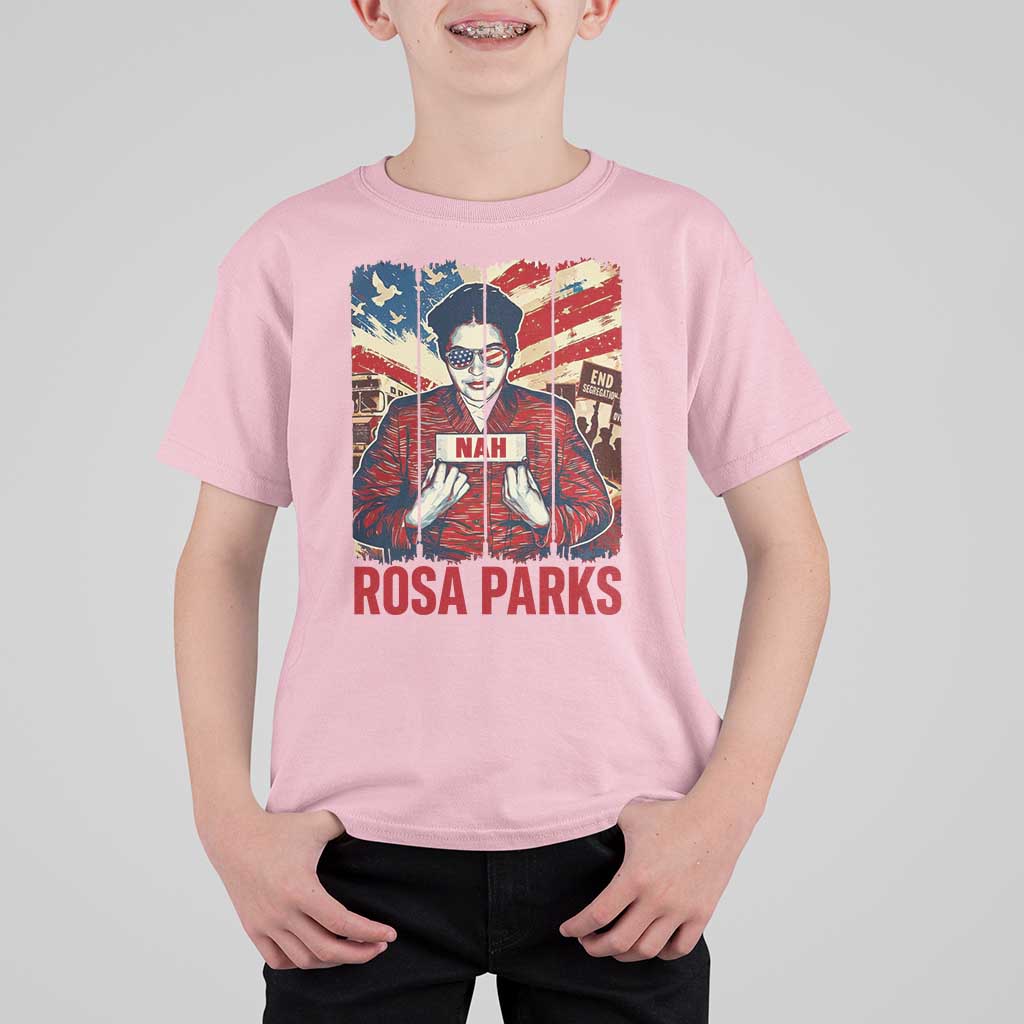 Nah Rosa Parks T Shirt For Kid Black History Month Gift