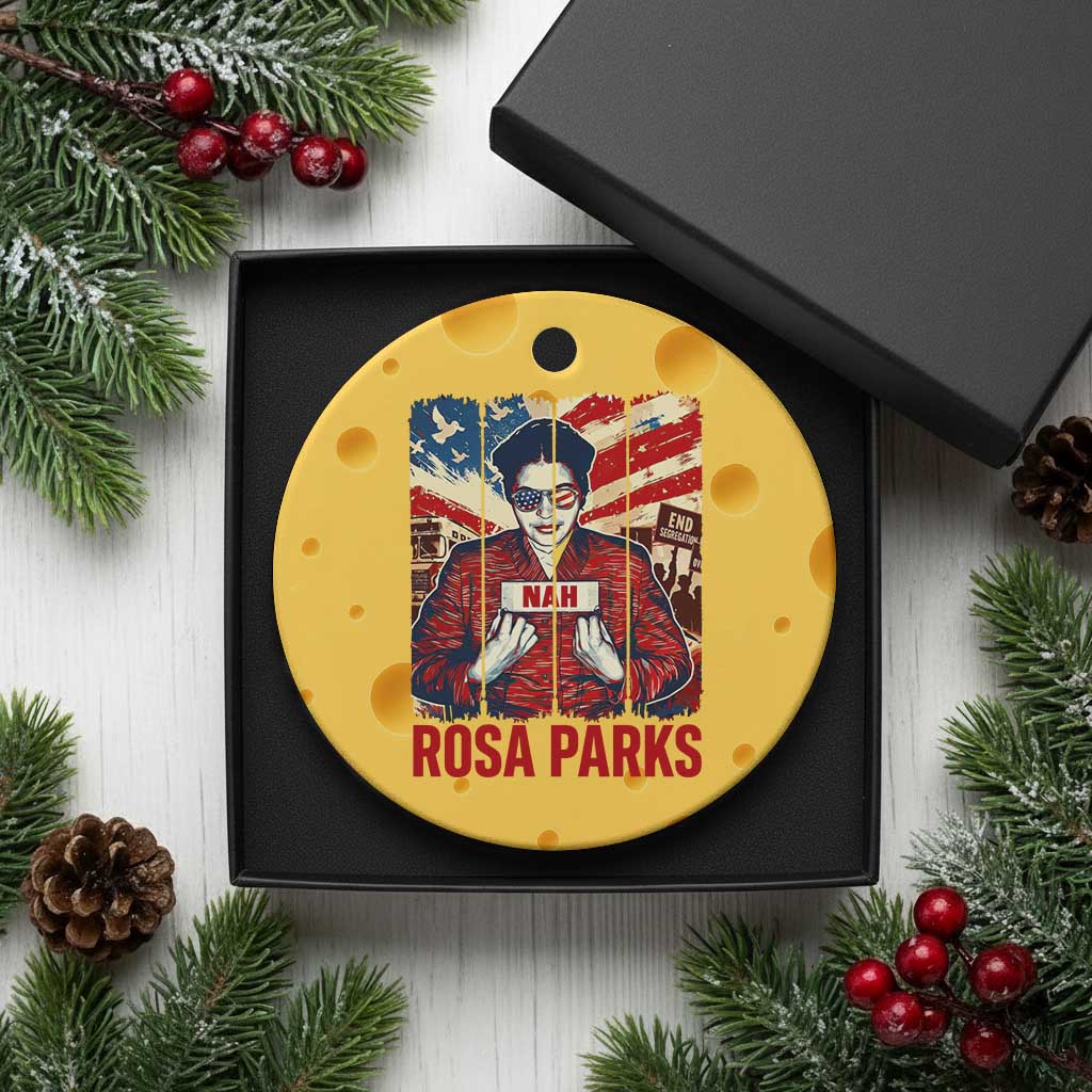 Nah Rosa Parks Ceramic Ornament Black History Month Gift