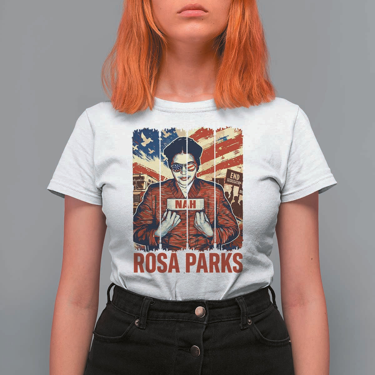 Nah Rosa Parks T Shirt For Women Black History Month Gift