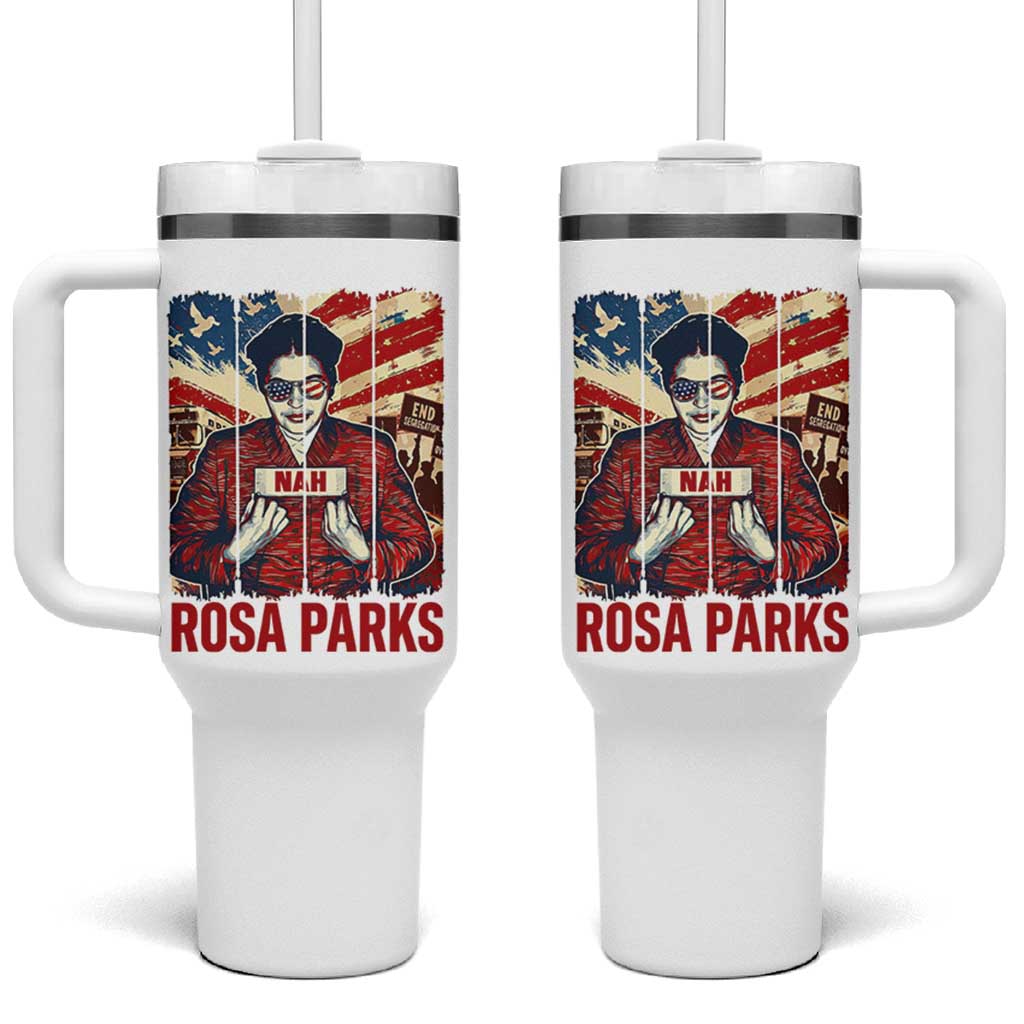 Nah Rosa Parks Tumbler With Handle Black History Month Gift