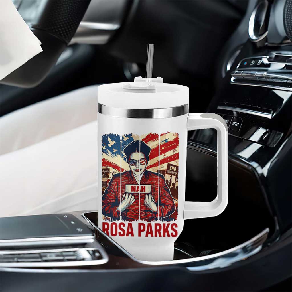 Nah Rosa Parks Tumbler With Handle Black History Month Gift