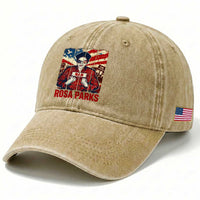 Nah Rosa Parks Washed Cotton Baseball Cap Black History Month Gift