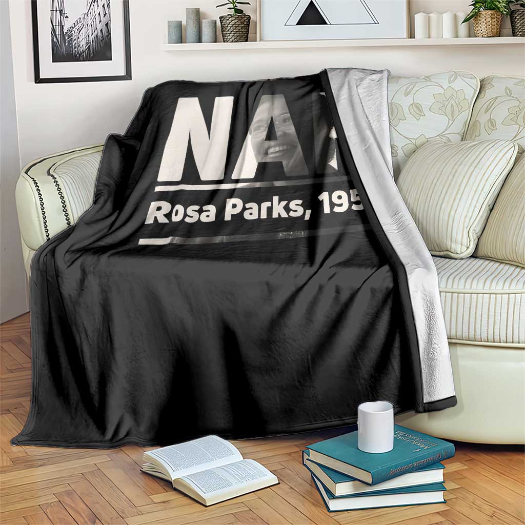 Nah Rosa Parks Throw Blanket Female Empowerment American History
