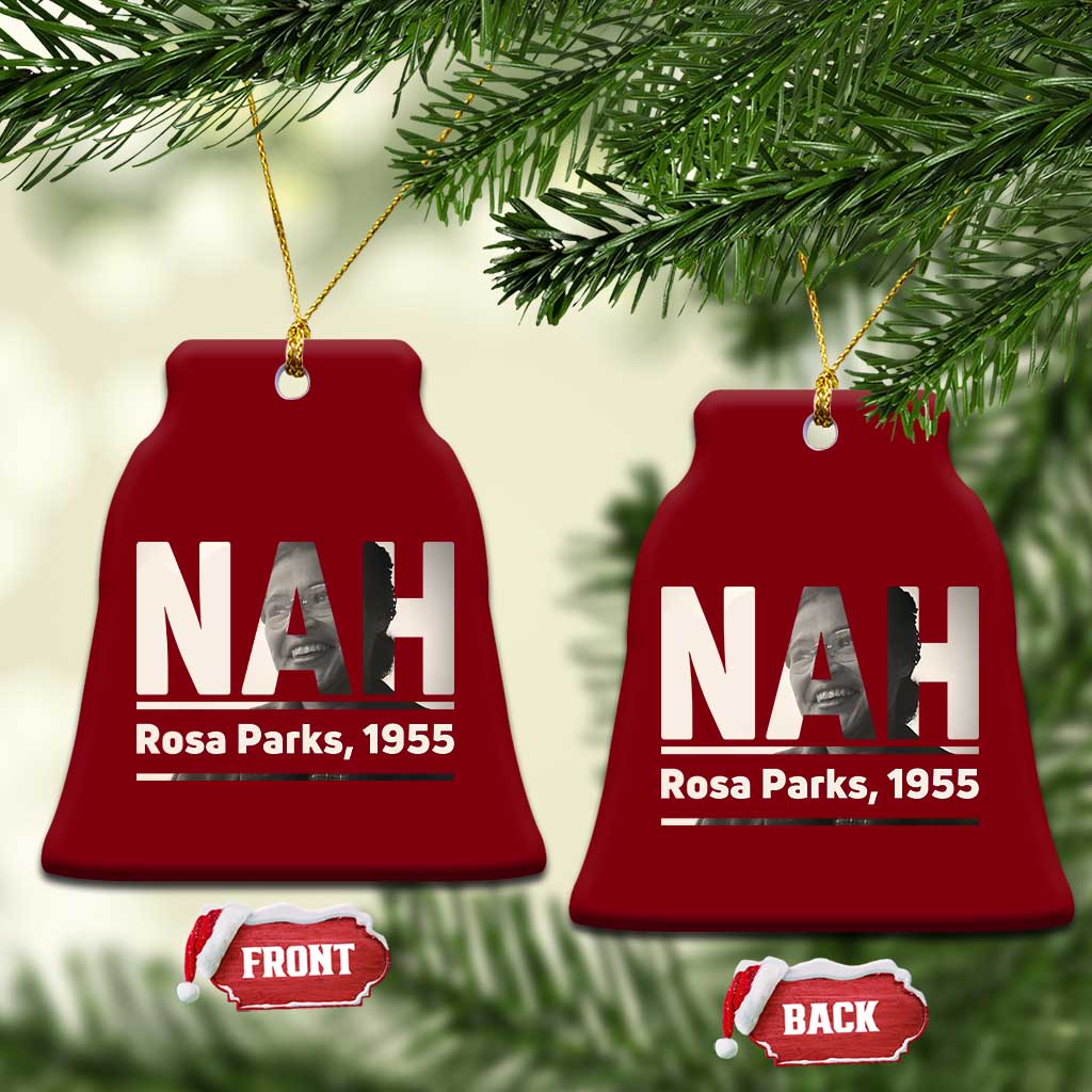 Nah Rosa Parks Ceramic Ornament Female Empowerment American History