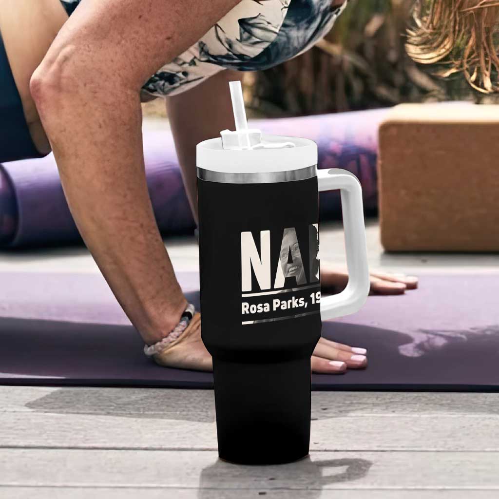 Nah Rosa Parks Tumbler With Handle Female Empowerment American History