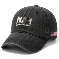 Nah Rosa Parks Washed Cotton Baseball Cap Female Empowerment American History