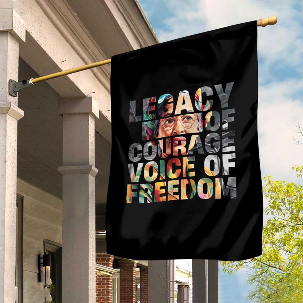 Rosa Parks Garden Flag Legacy Of Courage Voice Of Freedom
