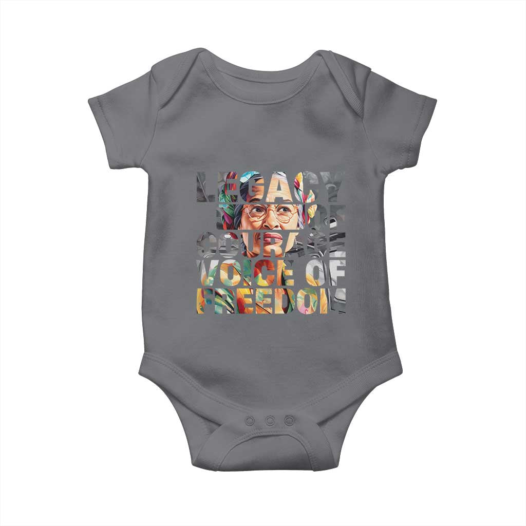 Rosa Parks Baby Onesie Legacy Of Courage Voice Of Freedom