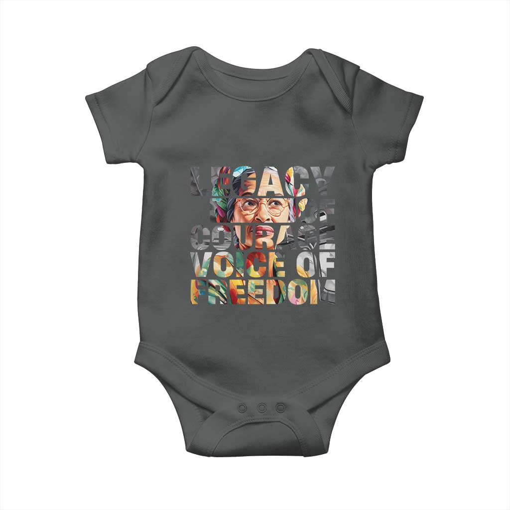Rosa Parks Baby Onesie Legacy Of Courage Voice Of Freedom