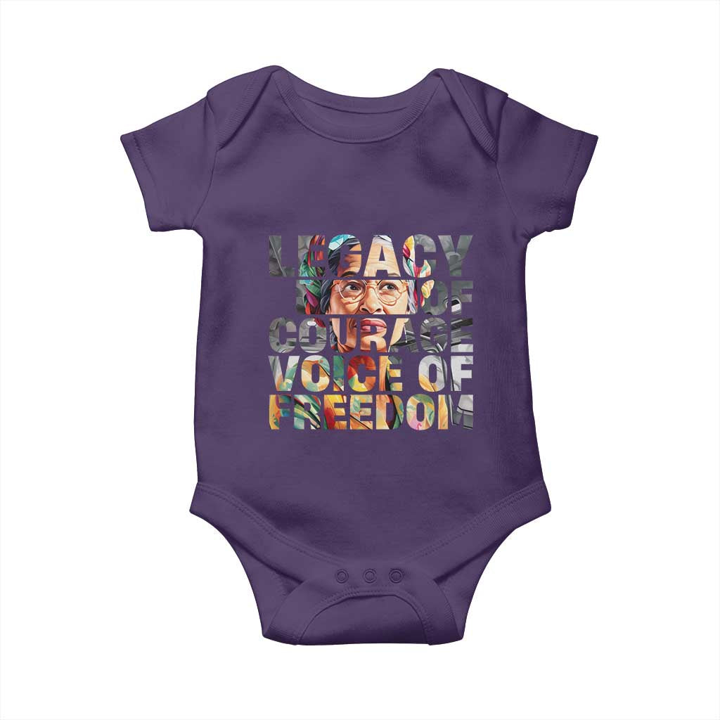 Rosa Parks Baby Onesie Legacy Of Courage Voice Of Freedom